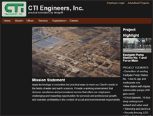 Tablet Screenshot of ctiengr.com